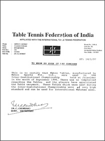 Chandigarh Table Tennis Association